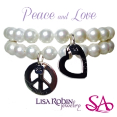 Peace and Love Bracelets